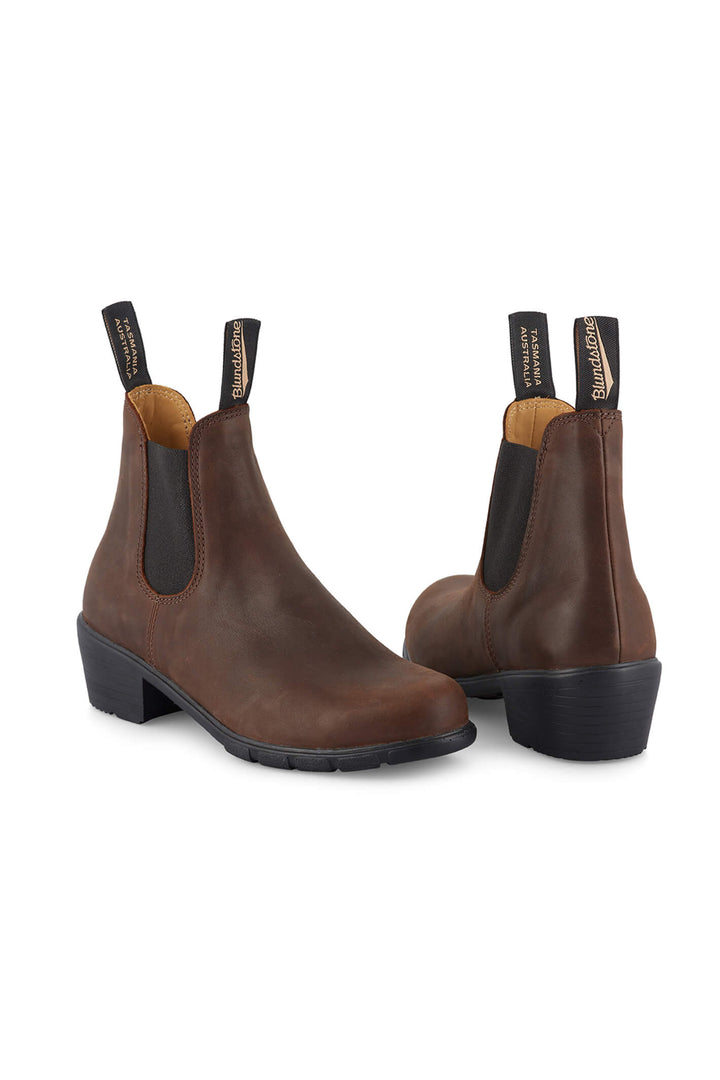Blundstone 1673 Antique Brown Leather Ankle Boots