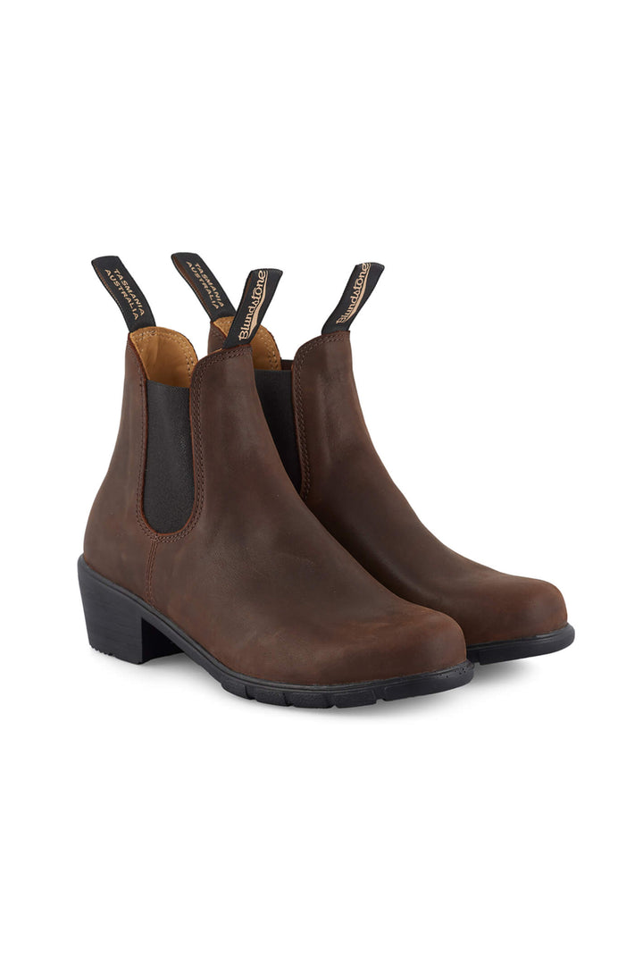 Blundstone 1673 Antique Brown Leather Ankle Boots
