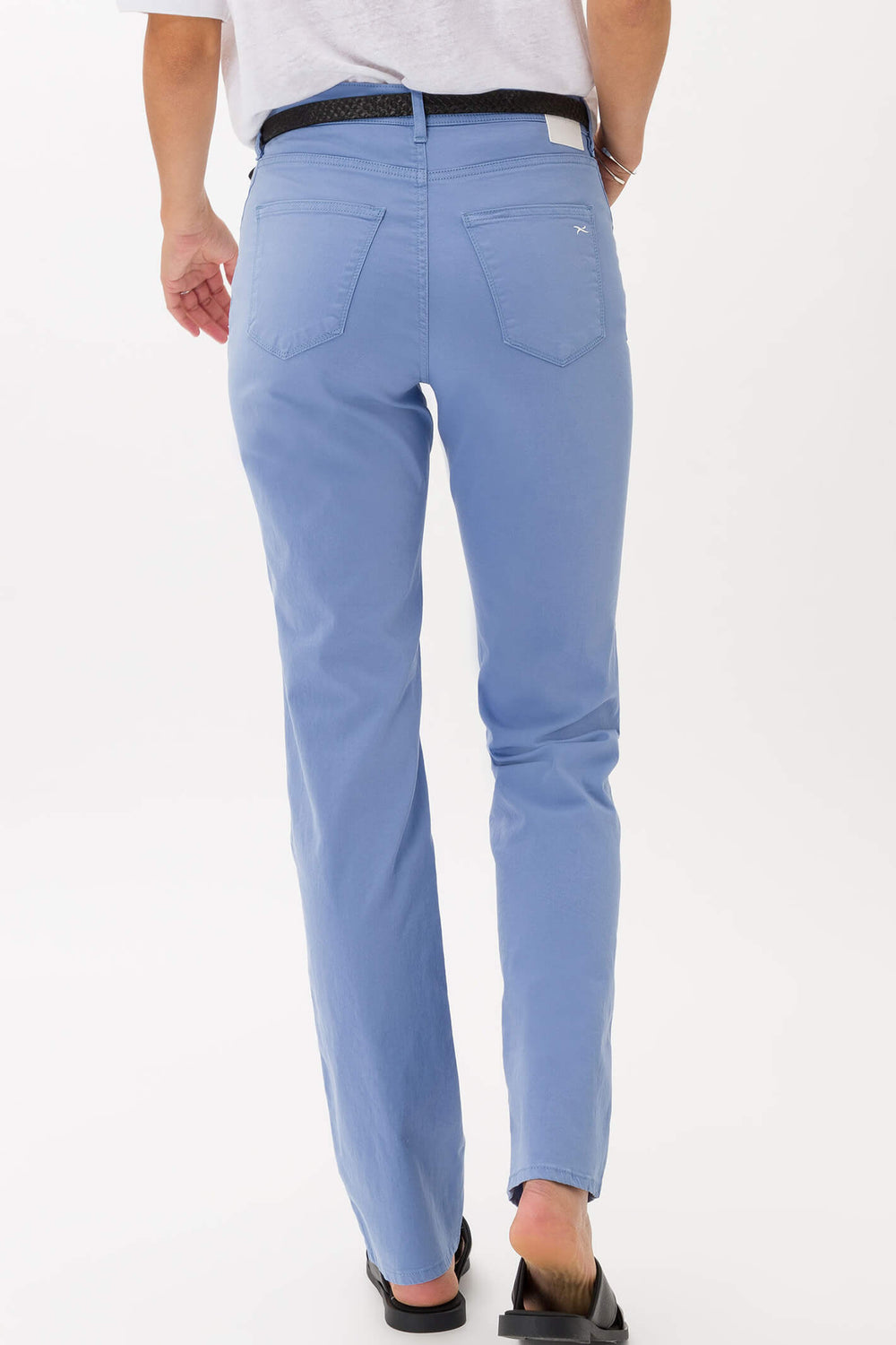 Brax 71-1458 27 Mary Blue Five Pocket Trousers - Shirley Allum Boutique