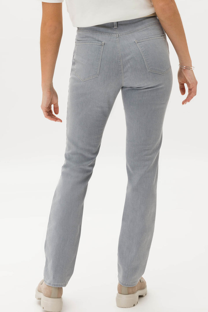 Brax 71-4008 09 Mary Light Grey Five Pocket Jeans - Shirley Allum Boutique