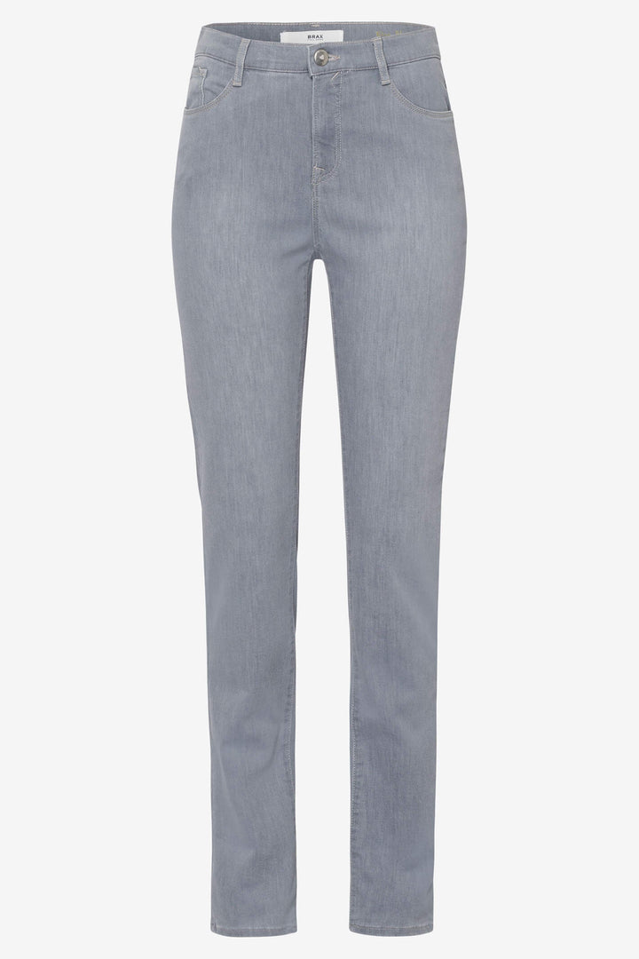 Brax 71-4008 09 Mary Light Grey Five Pocket Jeans - Shirley Allum Boutique