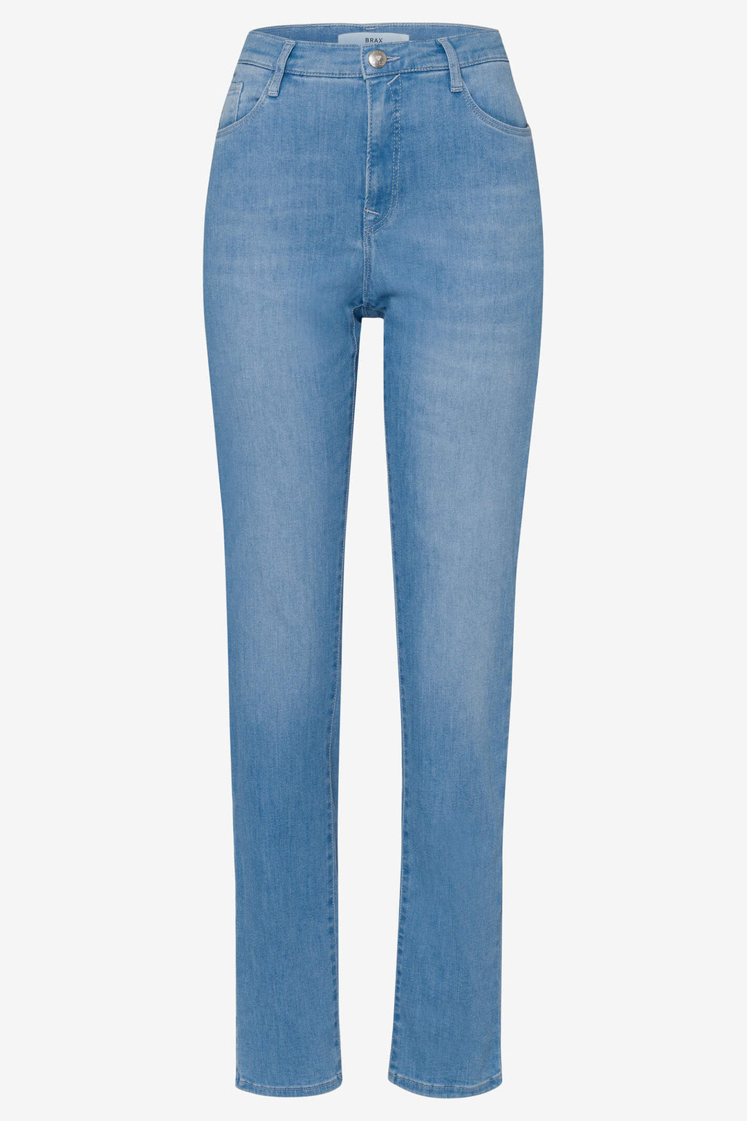 Brax 71-4008 19 Mary Light Blue Denim Slim Fit Straight Cut Jeans - Shirley Allum Boutique