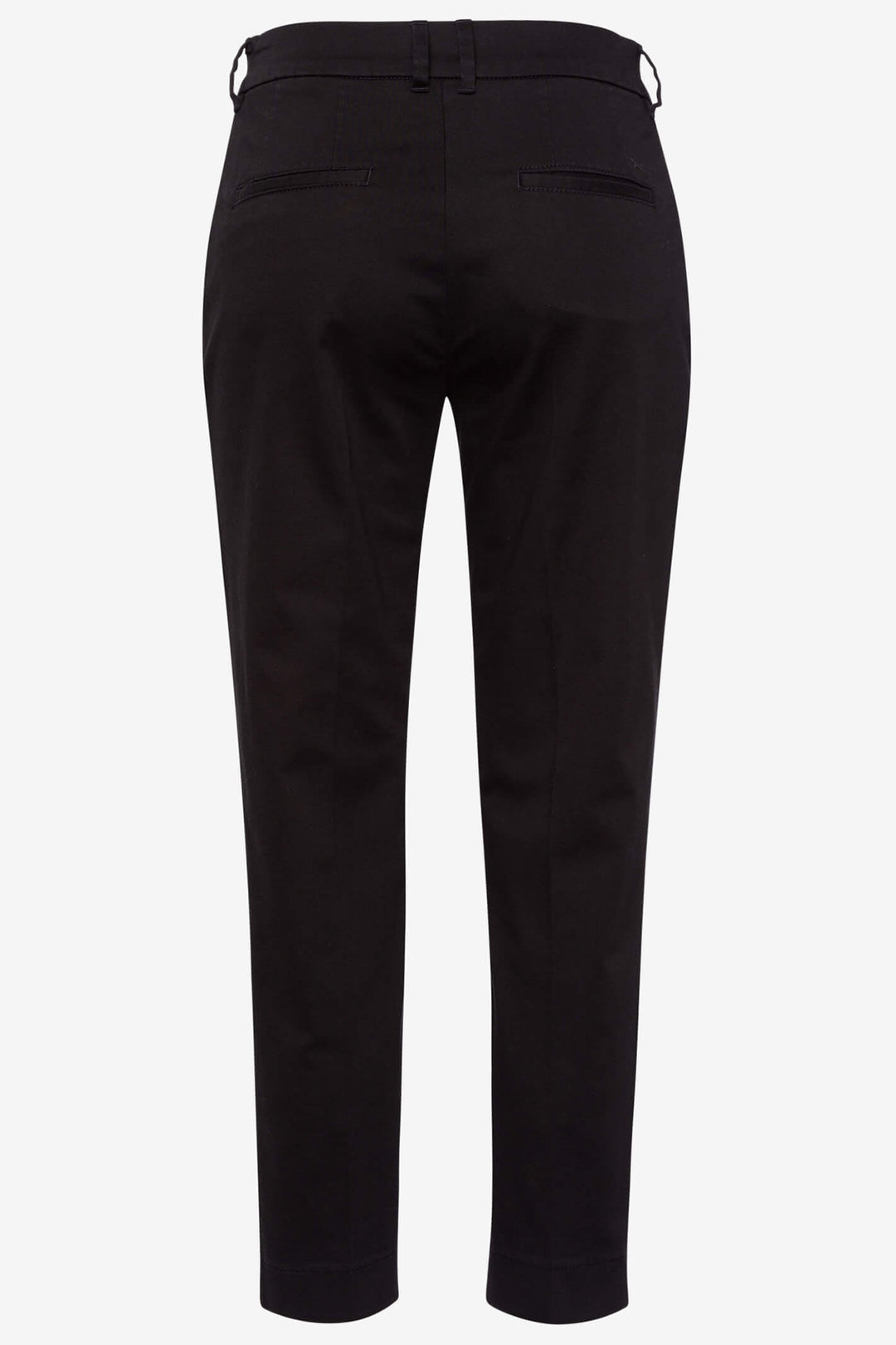 Brax 72-1458 01 Black Mara S Slim Fit Cropped Chino Trousers - Shirley Allum Boutique