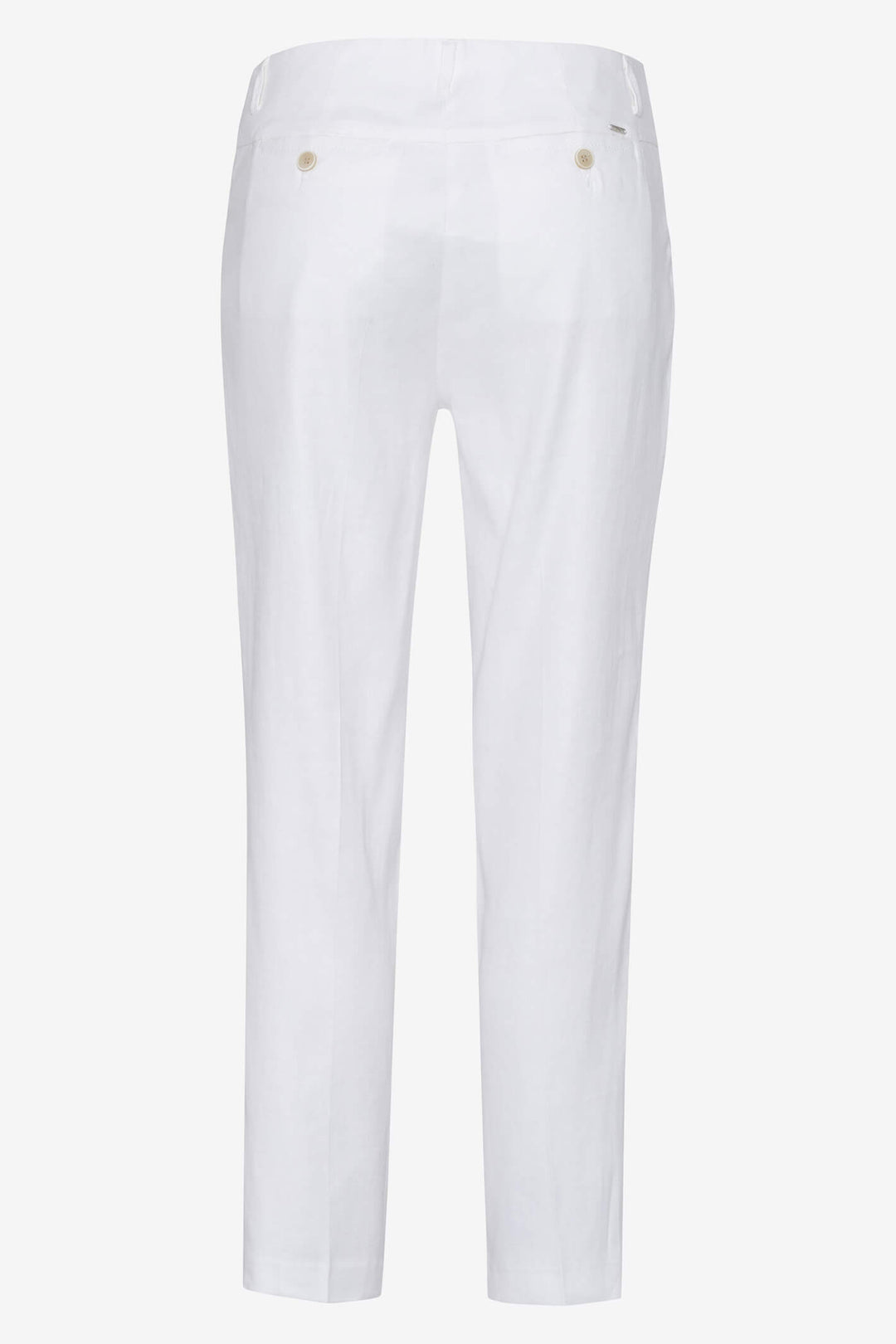 Brax 72-2258 98 Off-White Maron Flat Front 7-8 Length Trouser - Shirley Allum Boutique