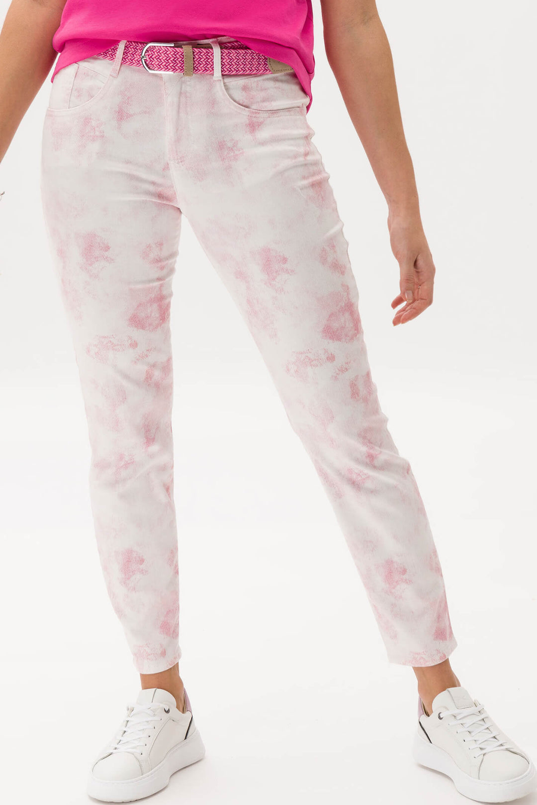 Brax 72-6078 87 Shakira S French Rose Patterned Skinny Fit Jeans - Shirley Allum Boutique