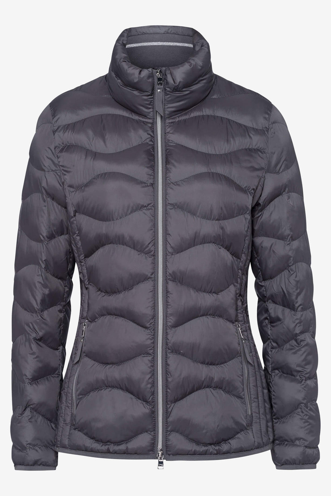 Brax Bern 99-6364 06 Dark Grey Padded Coat - Shirley Allum Boutique