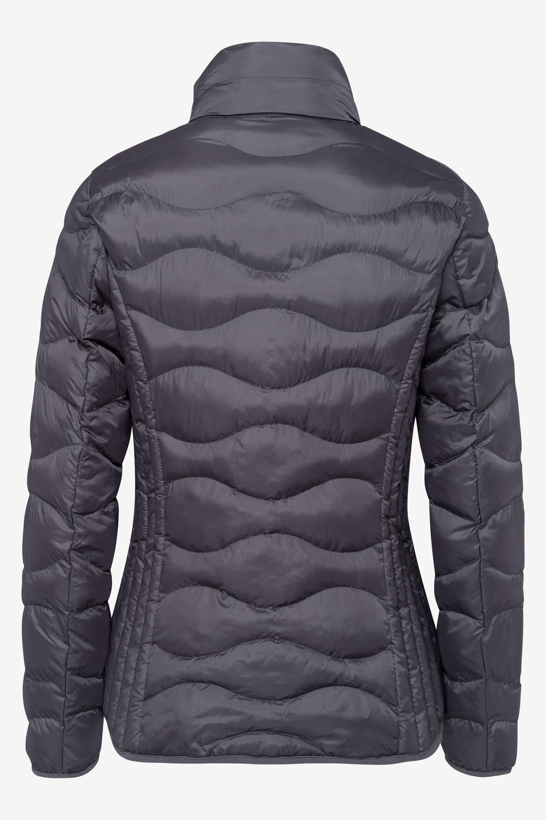 Brax Bern 99-6364 06 Dark Grey Padded Coat - Shirley Allum Boutique