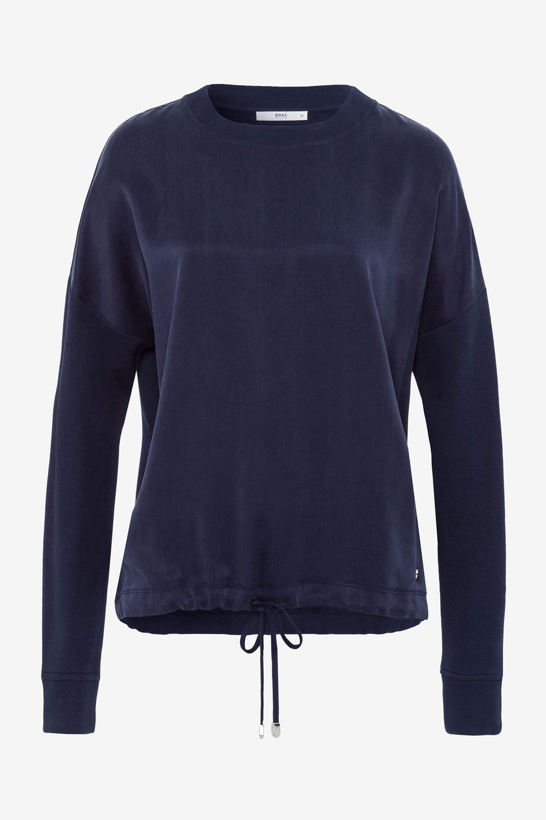 Brax Bo 35-6824 20 Marine Blue Sweatshirt - Shirley Allum Boutique