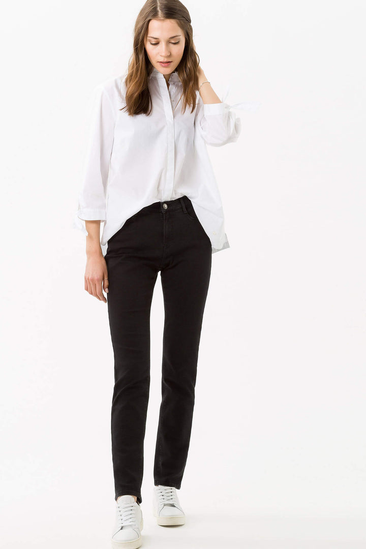Brax Carola 70-4000/02 Blue Planet Black Jeans - Shirley Allum Boutique
