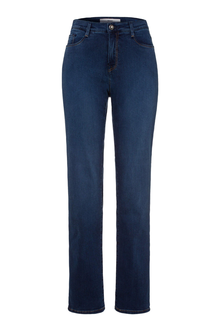 Brax Carola 70-4000/25 Slightly Used Blue Denim Straight Fit Jean - Shirley Allum Boutique
