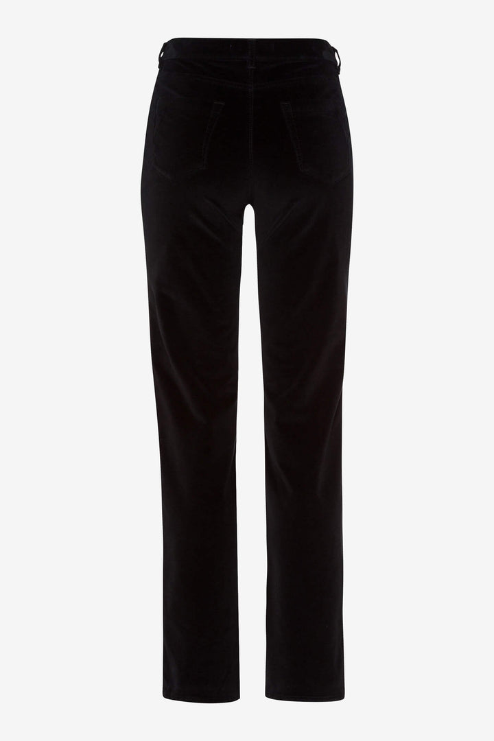 Brax Carola 75-1037 02 Black Velvet Motion Jeans - Shirley Allum Boutique
