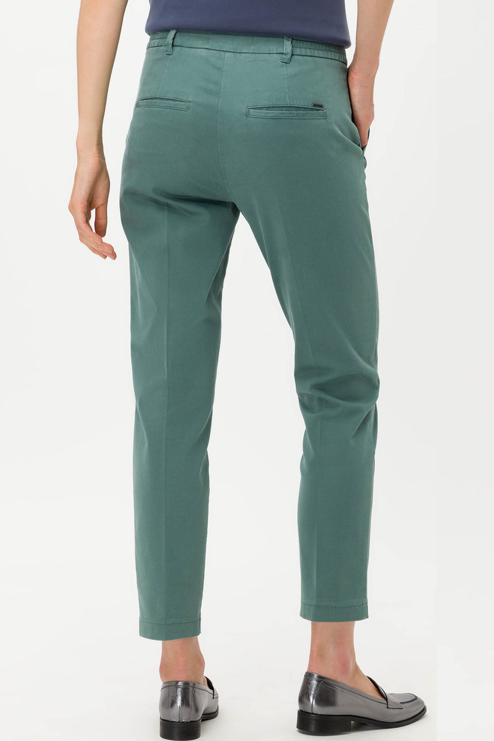 Brax Maron 79-1704 36 Sage Green Trouser - Shirley Allum Boutique