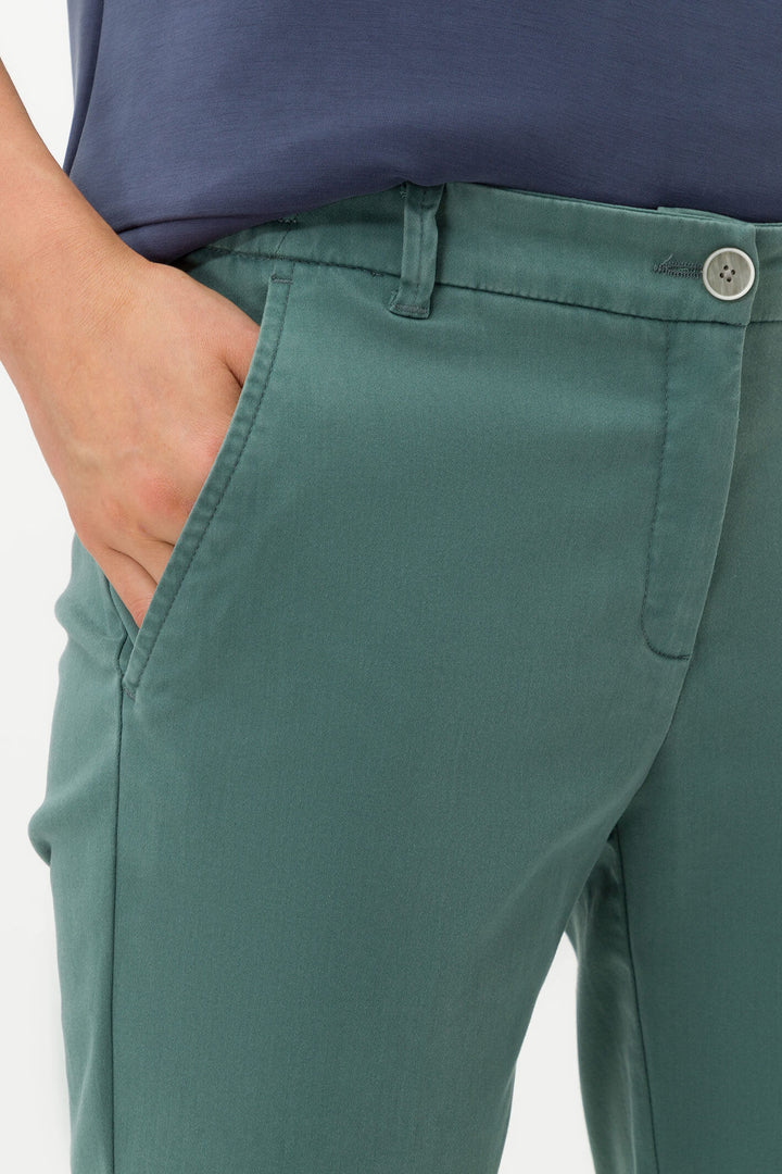 Brax Maron 79-1704 36 Sage Green Trouser - Shirley Allum Boutique