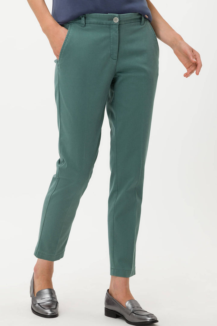 Brax Maron 79-1704 36 Sage Green Trouser - Shirley Allum Boutique