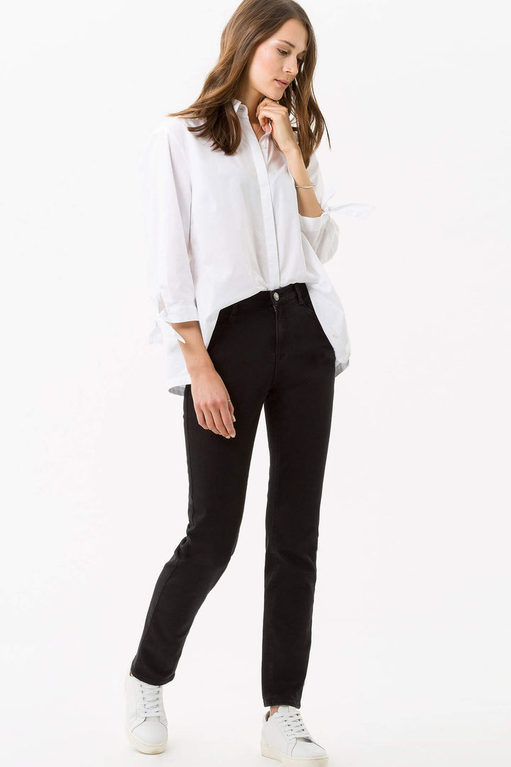 Brax Mary 70-4000-02 Blue Planet Black Jeans - Shirley Allum Boutique