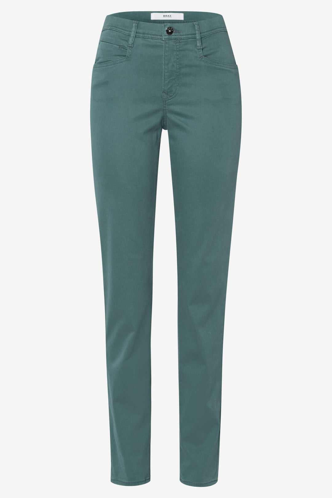 Brax Mary 71-1707 36 Sage Green Slim Fit Jeans - Shirley Allum Boutique