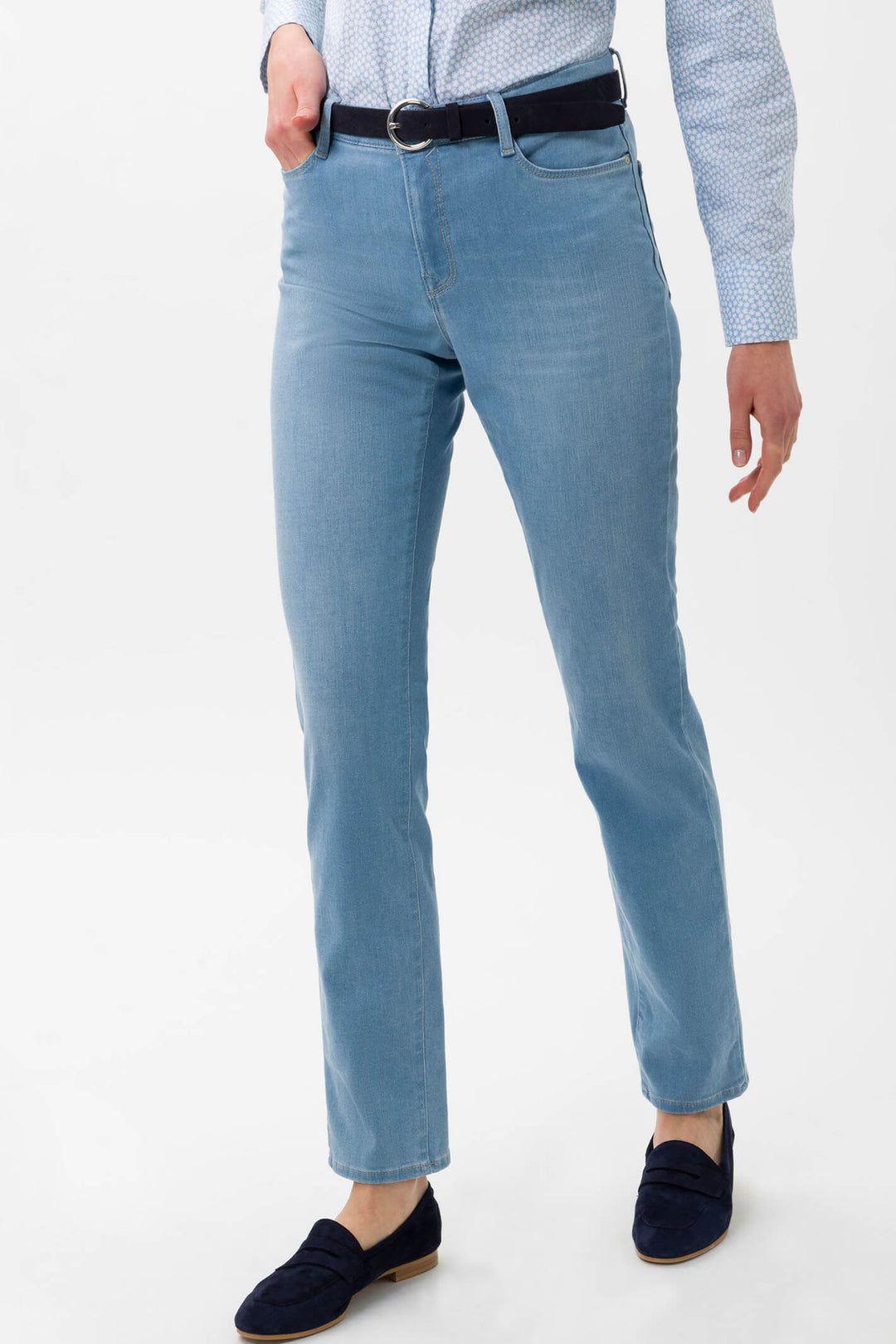 Brax Mary 74-4007-17 Blue Planet Light Blue Jeans - Shirley Allum Boutique