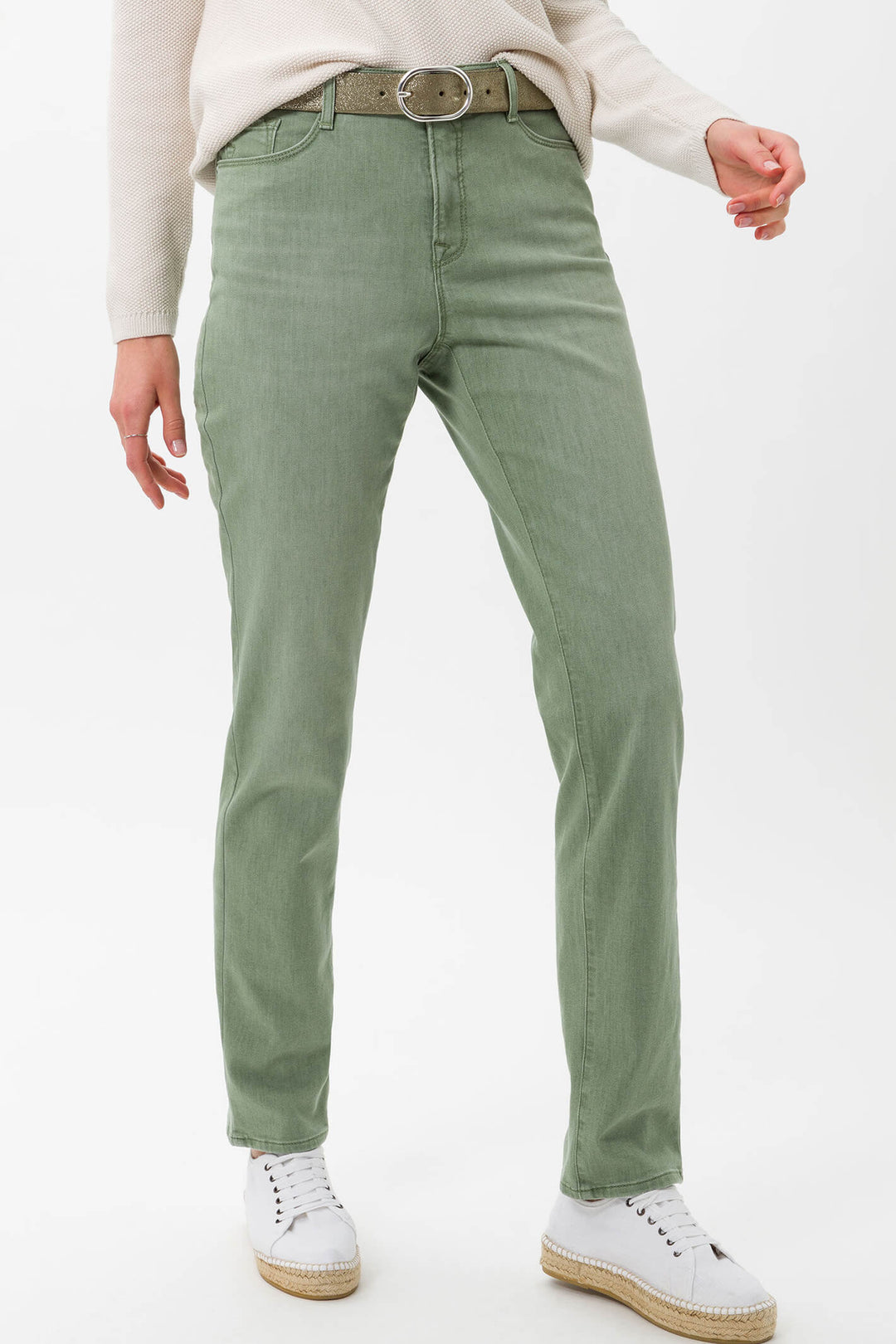 Brax Mary 74-4007-34 Blue Planet Green Jeans - Shirley Allum Boutique