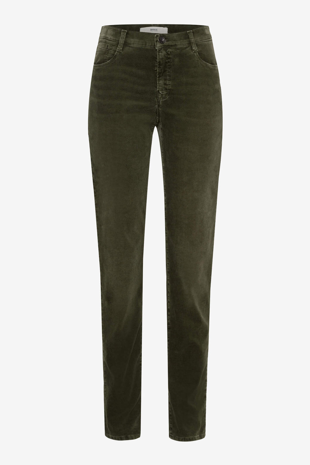 Brax Mary 75-1737 33 Vintage Khaki Green Corduroy Jean - Shirley Allum