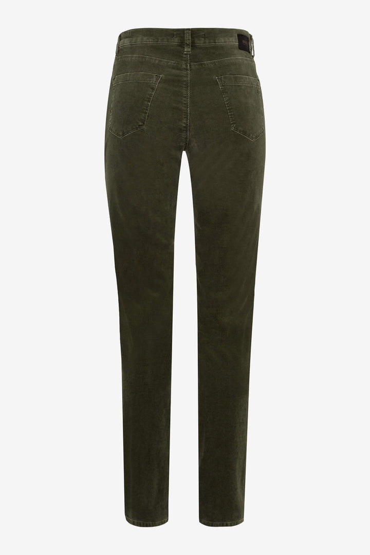 Brax Mary 75-1737 33 Vintage Khaki Green Corduroy Jean - Shirley Allum
