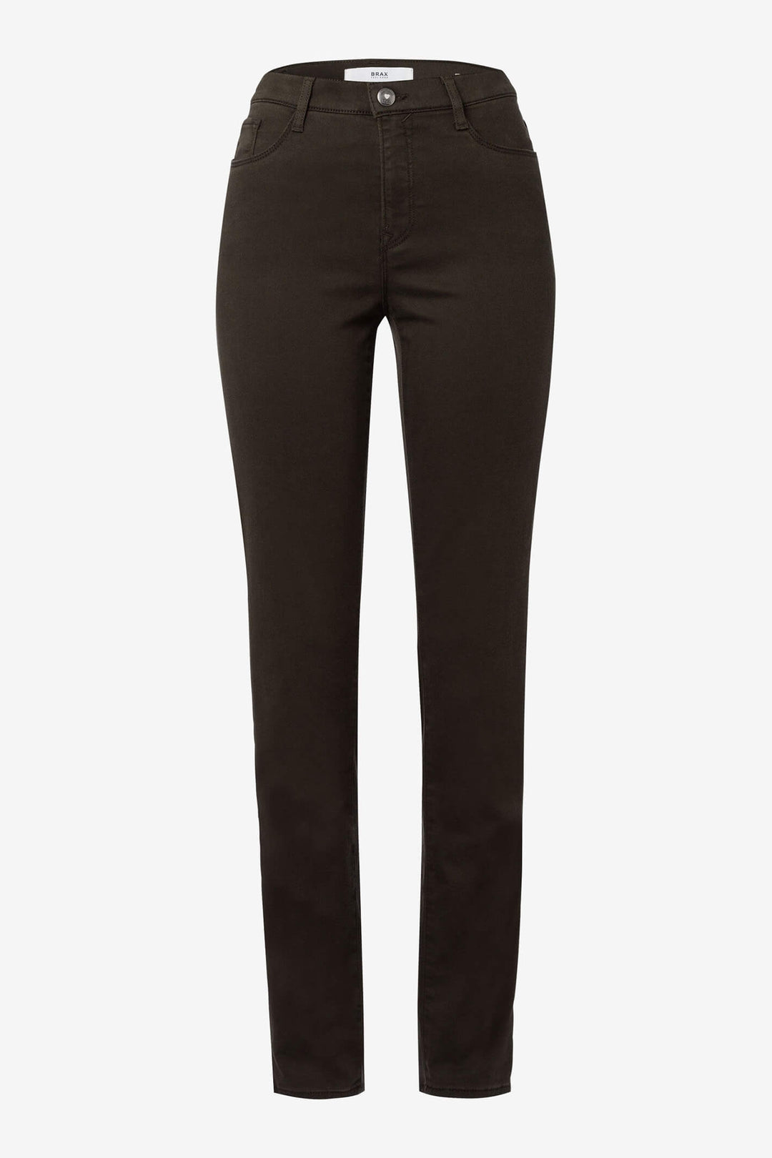 Brax Mary 75-4007/32 Dark Olive Green Slim Fit Jean - Shirley Allum Boutique