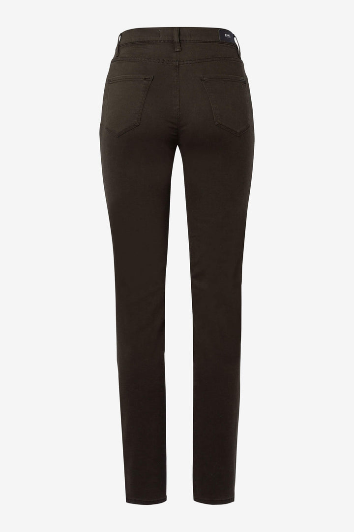 Brax Mary 75-4007/32 Dark Olive Green Slim Fit Jean - Shirley Allum Boutique