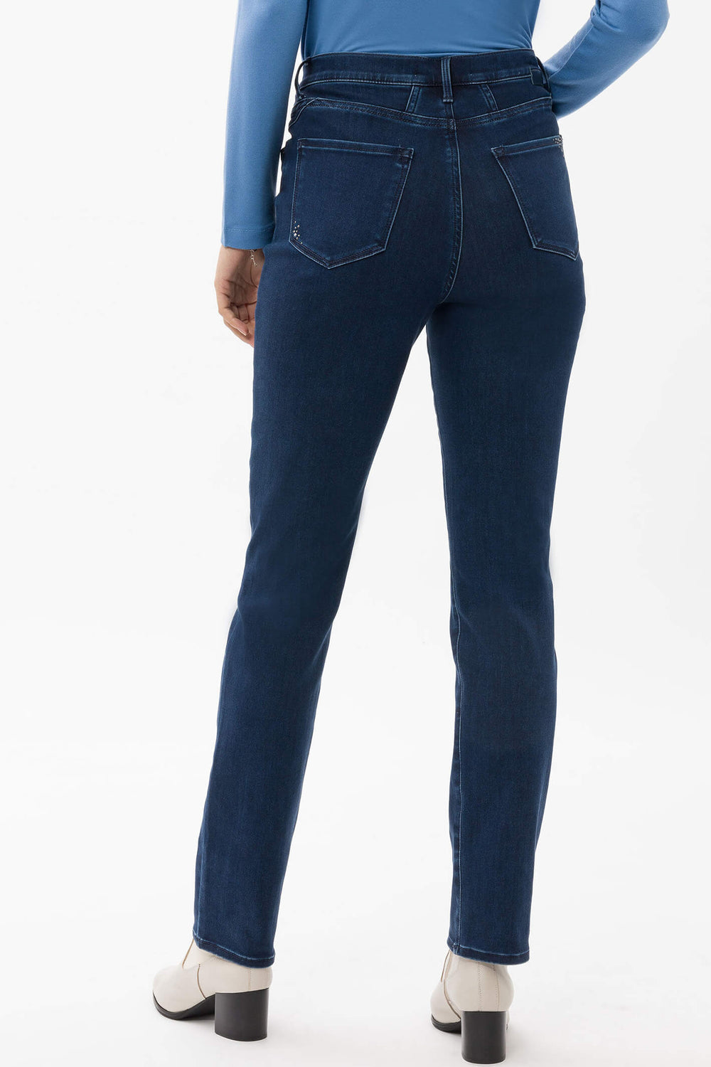 Brax Mary 79-6704 23 Used Dark Blue Denim Thermo Jeans - Shirley Allum Boutique