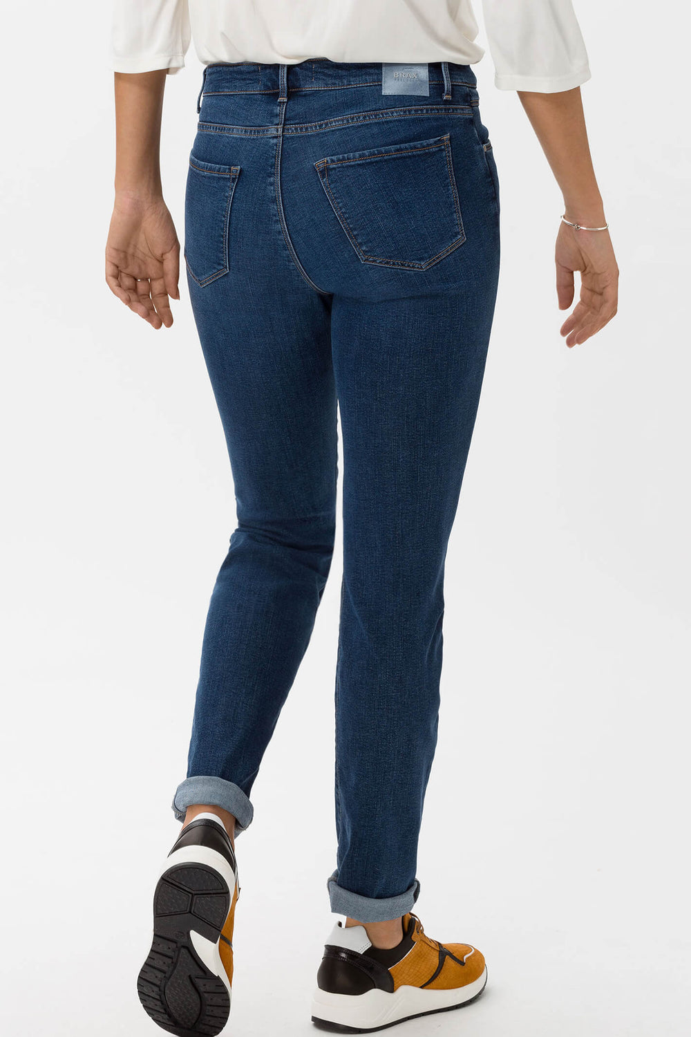 Brax Shakira 70-1000 25 Slightly Used Blue Denim Free To Move Jeans - Shirley Allum Boutique
