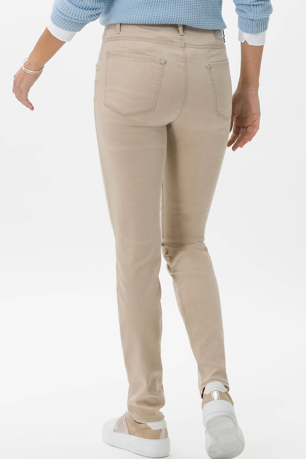 Brax Shakira 74-1104 55 Sahara Sand Skinny Fit Jeans - Shirley Allum Boutique