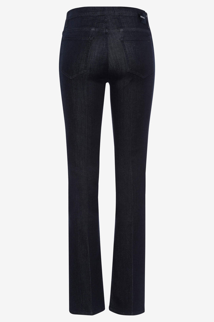 Brax Shakira 79-1004 22 Dark Navy Blue Straight Slight Flare Jeans - Shirley Allum Boutique