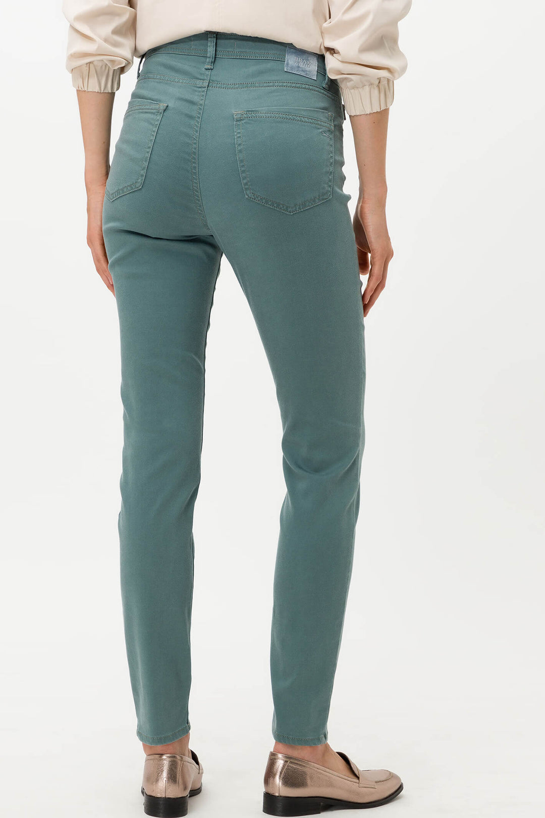 Brax Shakira 79-1104-36 Sage Green Skinny Fit Jeans - Shirley Allum Boutique