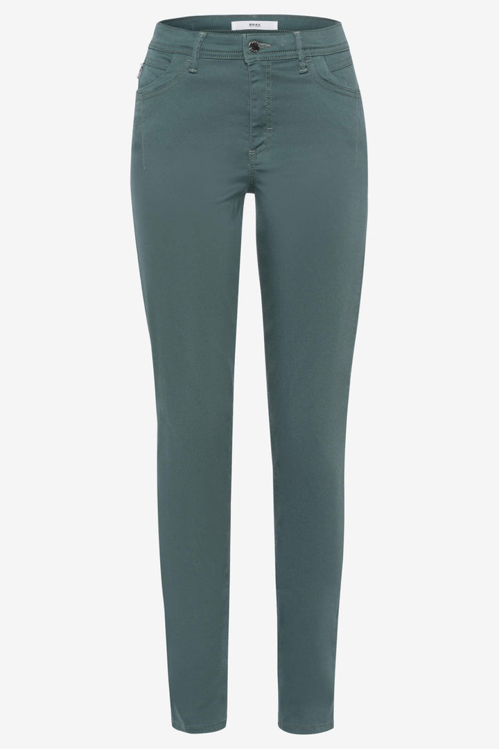 Brax Shakira 79-1104-36 Sage Green Skinny Fit Jeans - Shirley Allum Boutique