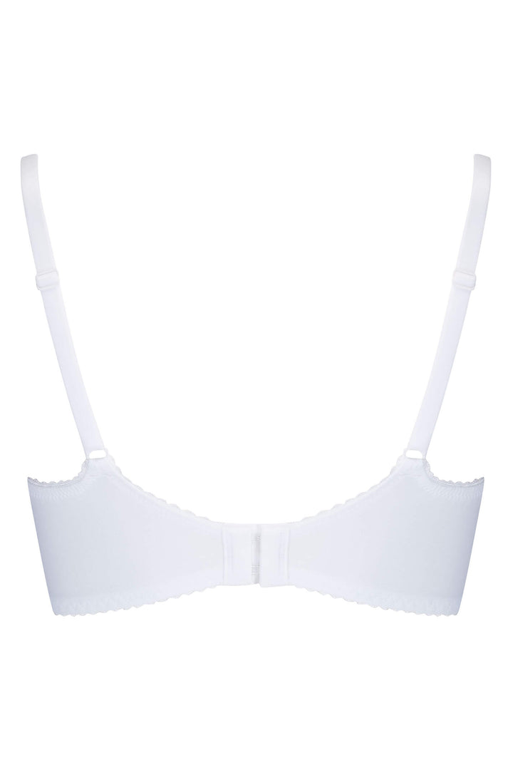 Charnos 116501 Rosalind White Full Cup Underwired Bra - Shirley Allum Boutique
