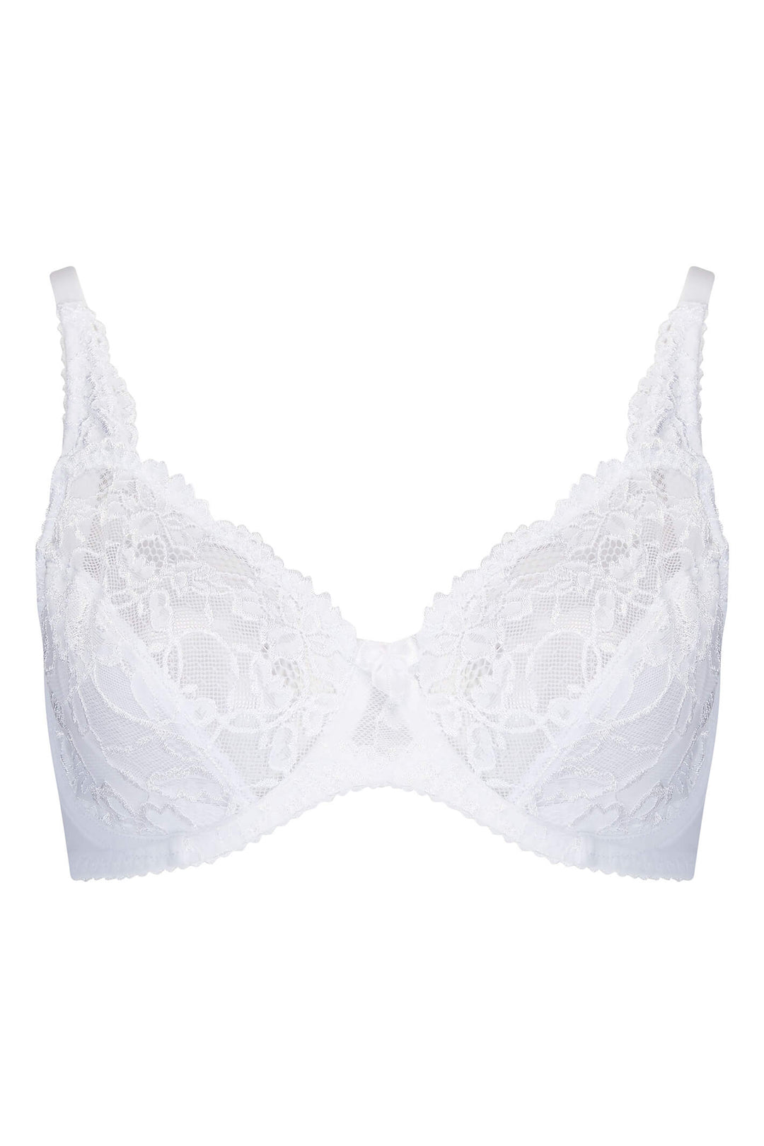 Charnos 116501 Rosalind White Full Cup Underwired Bra - Shirley Allum Boutique