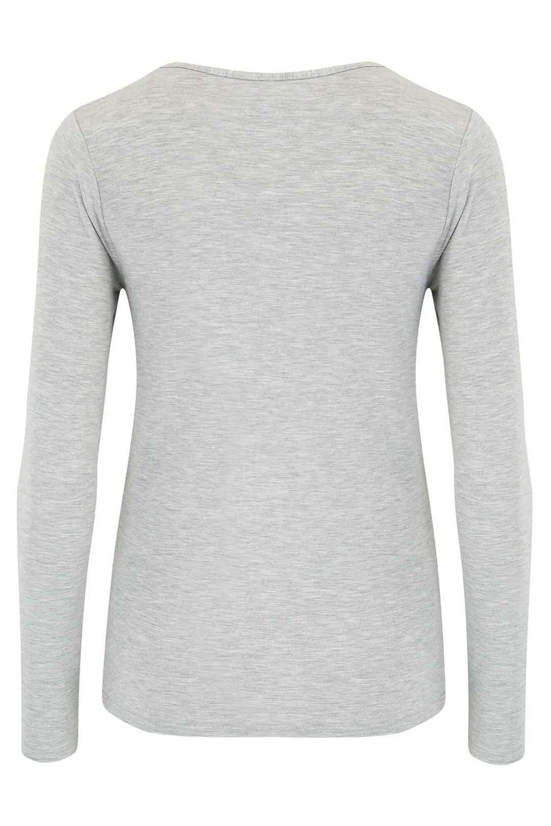 Charnos 158236 Second Skin Grey Long Sleeve Thermal Top - Shirley Allum Boutique
