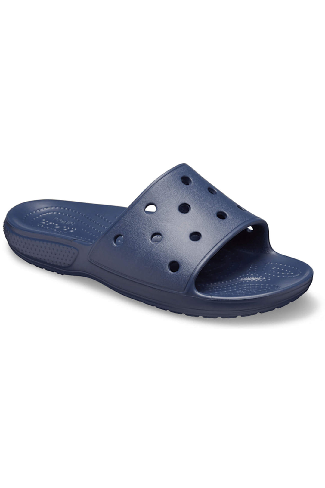 Crocs Classic 206121 410 Slide Navy Sandal - Shirley Allum Boutique