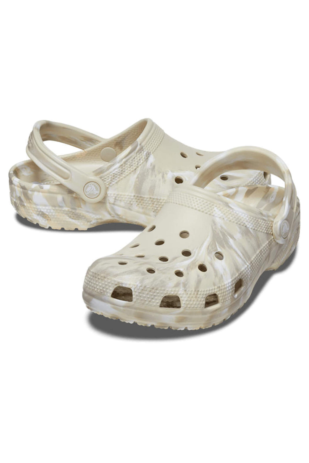 Crocs Classic 206867 Bone Marbled Multi Clog - Shirley Allum Boutique