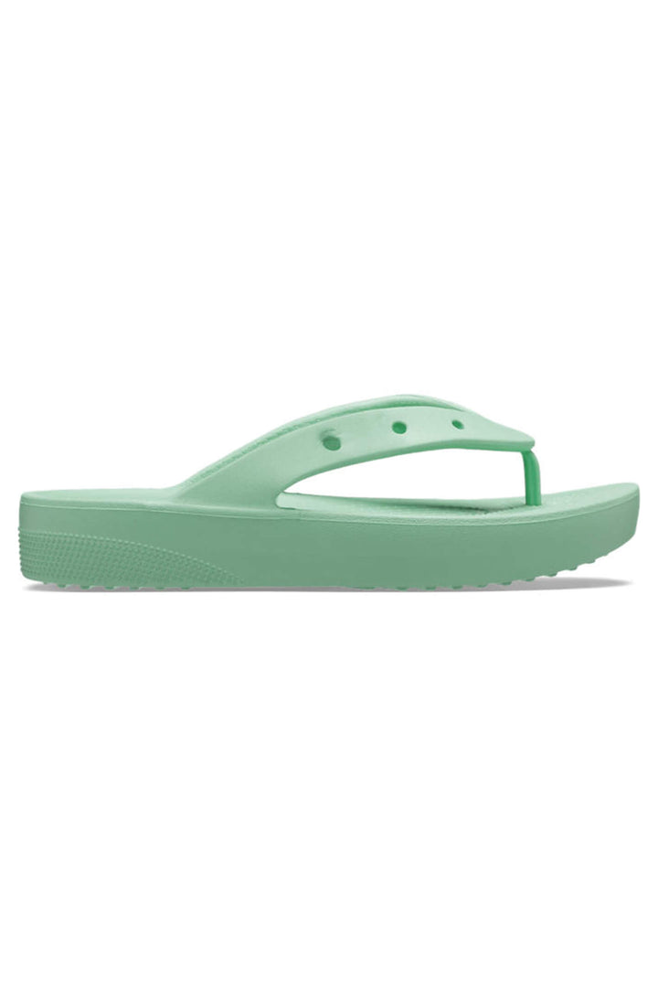 Crocs Classic Platform Flip 207714 Jade Stone Sandal - Shirley Allum Boutique