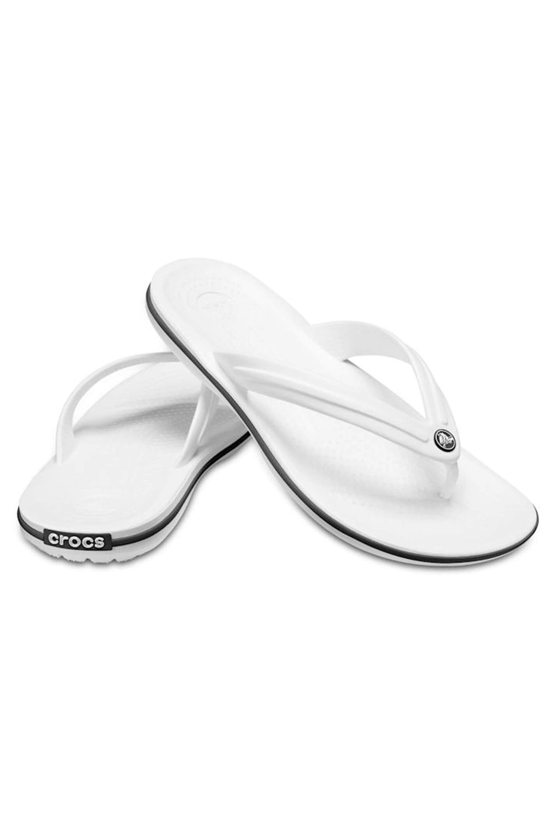 Crocs Crocband Flip 11033 White Sandal - Shirley Allum Boutique