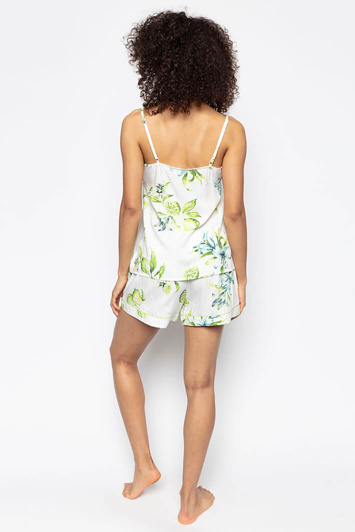 Cyberjammies 9151 Gina Lime Print Shorts - Shirley Allum Boutique