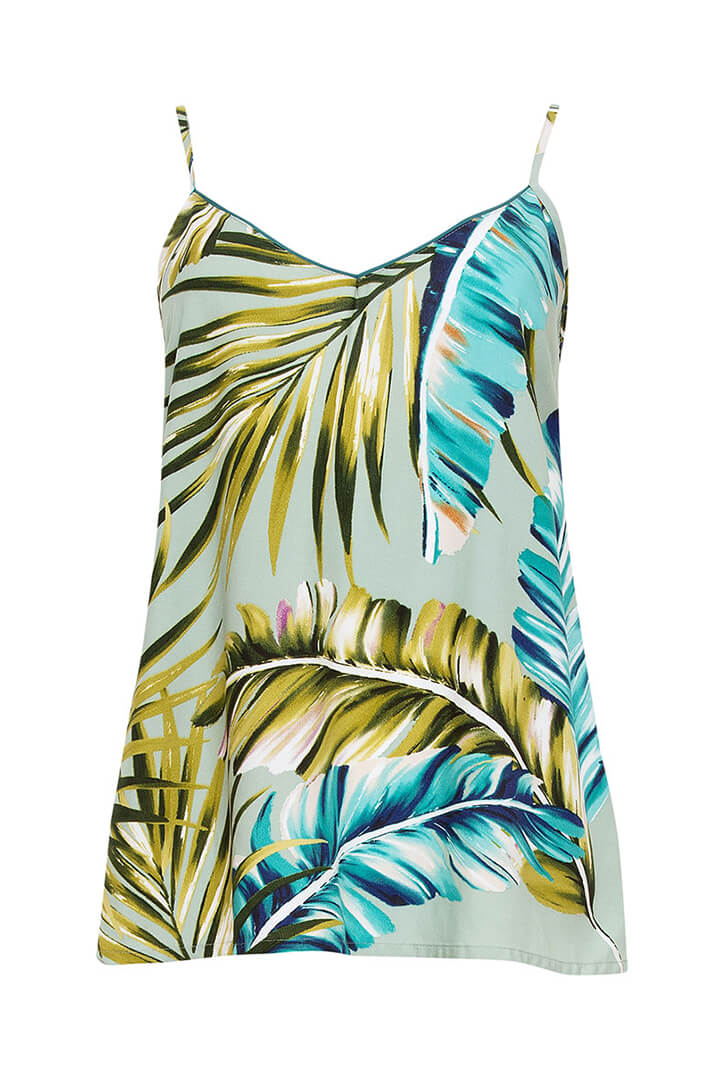 Cyberjammies 9161 Eleanor Palm Leaf Print Cami - Shirley Allum Boutique