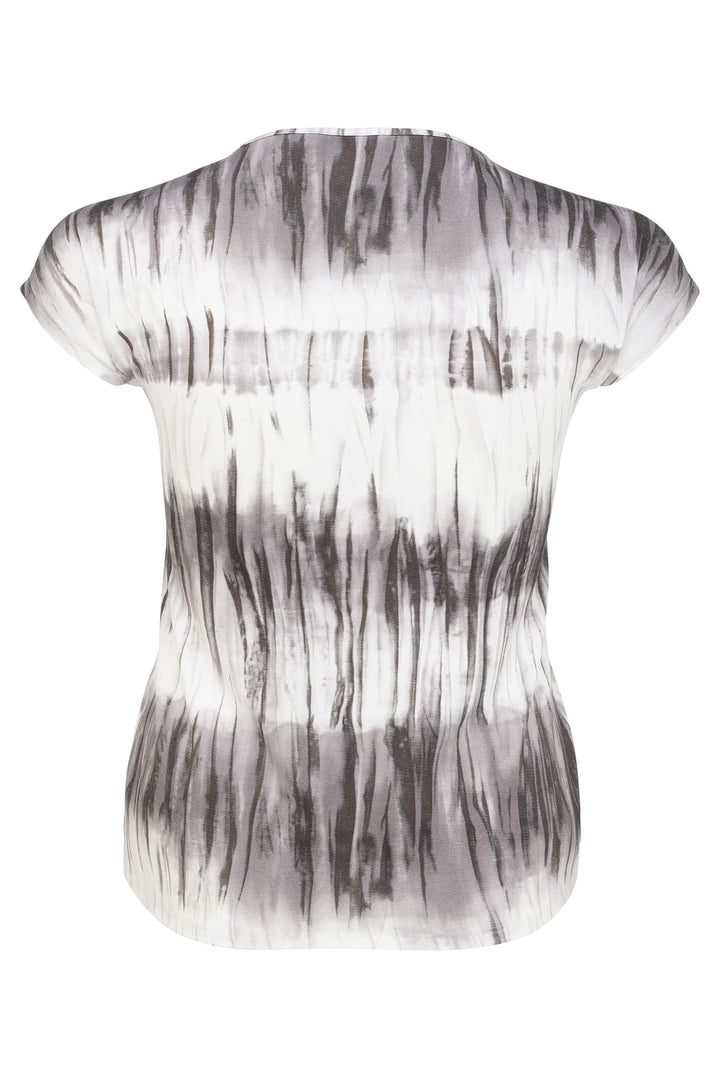 Doris Streich 515 477 89 Black White Print T-Shirt - Shirley Allum Boutique