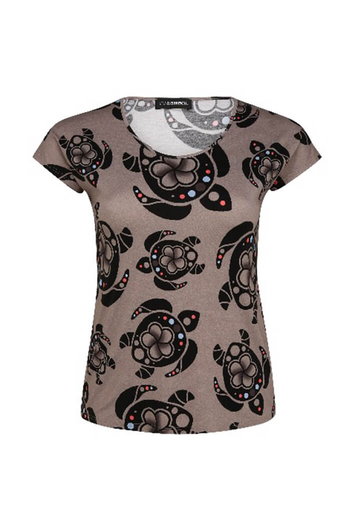 Doris Streich 515 644 81 Brown Patterned Shirt - Shirley Allum