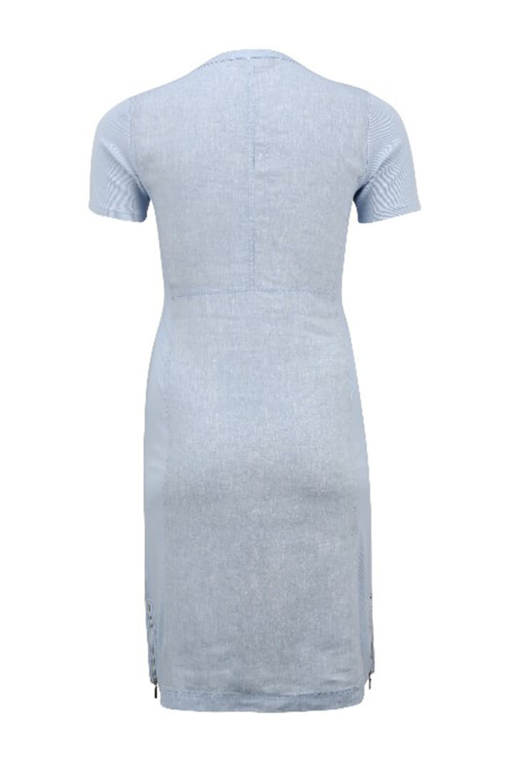 Doris Streich 617 135 Cotton Mix Dress Blue - Doris Streich#colour_blue