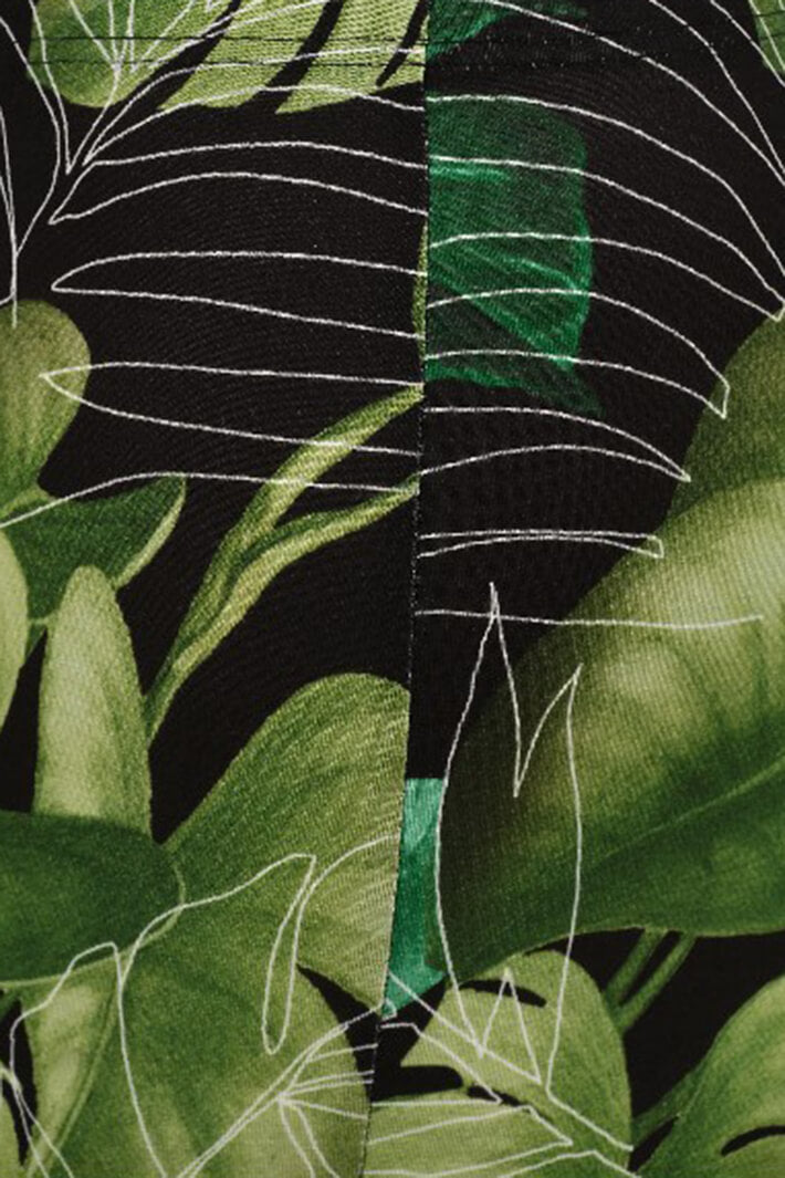 Doris Streich 809 468 73 Green Palm Print Trousers - Shirley Allum