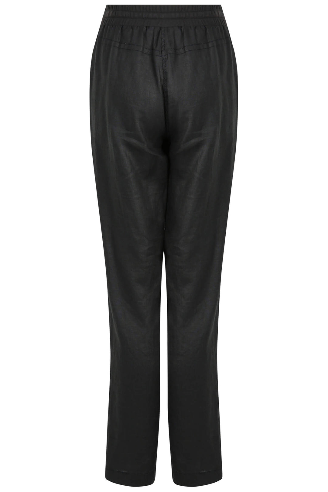 Doris Streich 854 135 Black Linen Full Length Trousers - Shirley Allum Boutique