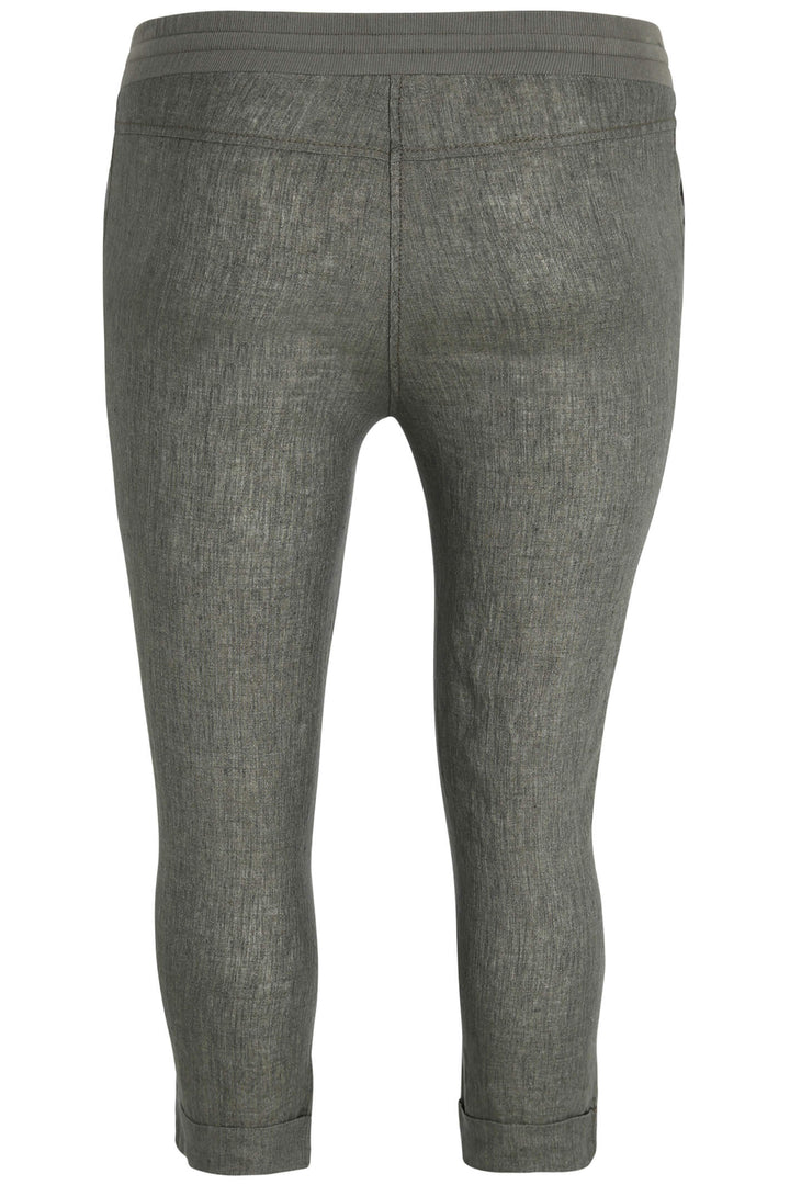Doris Streich 866 135 Khaki Pull-On Trousers - Shirley Allum Boutique