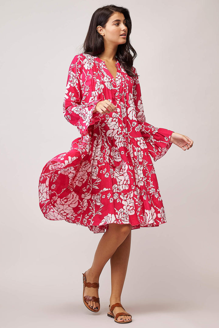 Dream Lobster AN625A Bahama Pink Dress - Shirley Allum Boutique