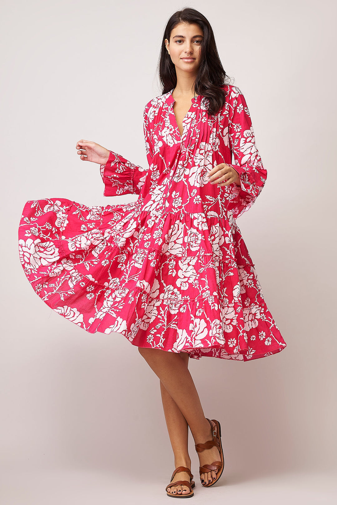 Dream Lobster AN625A Bahama Pink Dress - Shirley Allum Boutique