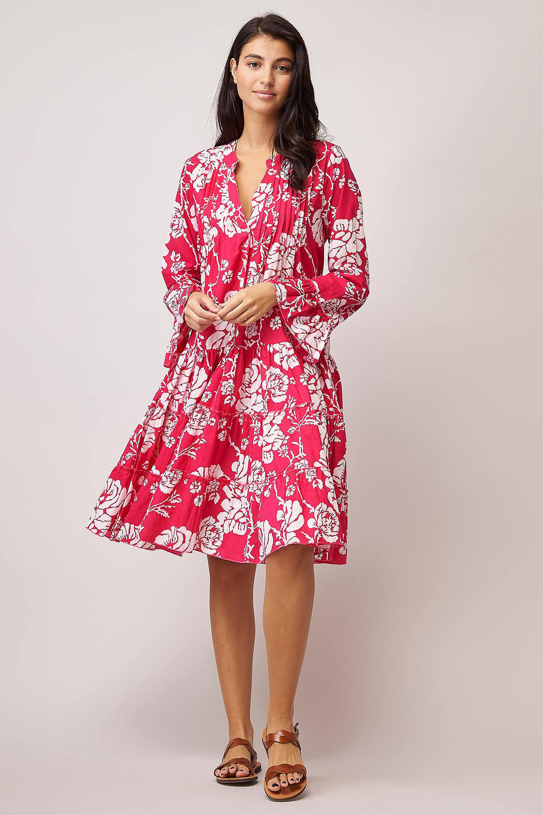 Dream Lobster AN625A Bahama Pink Dress - Shirley Allum Boutique